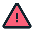 Red weather warning icon